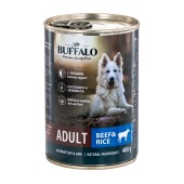 MR. BUFFALO ADULT консервы для взрослых собак (ГОВЯДИНА, РИС), 400 г