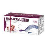 DAMACRYL (ПГА) плетеная рассасывающаяся нить (1 * 75 см, 5-0) с иглой 16 мм, 1/2, колющая, 12 шт 