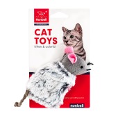 Игрушка мышка (10 * 6 см) для кошек с кошачьей мятой, микс, NUNBELL