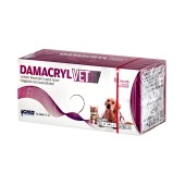 DAMACRYL (ПГА) плетеная рассасывающаяся нить (1 * 75 см, 2-0) с иглой 26 мм, 3/8, обратно-режущая, 12 шт