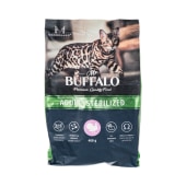 MR. BUFFALO STERILIZED для стерилизованных кошек и кастрированных котов, (ИНДЕЙКА), 0,4 кг