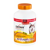 UNITABS ArthroActive c Q10 для суставов и хрящей для собак, 200 табл