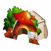 Домик Сказочный для грызунов Грибок, размер М