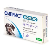 ФИПРИСТ КОМБО капли для собак 20 - 40 кг, 1 пипетка (Годен до 31.01.2027 г.)