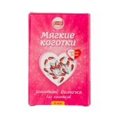 CLINY Мягкие коготки, КРАСНО-БЕЛЫЕ, 40 шт