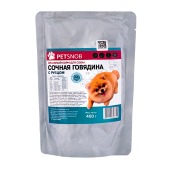 PETSNOB пауч для собак (СОЧНАЯ ГОВЯДИНА, РУБЕЦ), 400 г