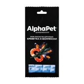 ALPHAPET крем-лакомство для кошек с креветкой и моллюсками, 48 г