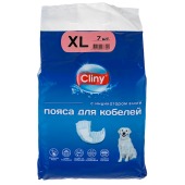 CLINY пояс для кобелей, размер XL (объём талии 64-82 см), 7 шт