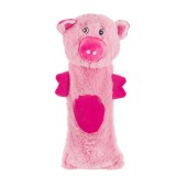 Игрушка-пищалка WOGY Зверята (31 * 15 * 10 см) для собак, мягкая, внутри съемная пластиковая бутылка, микс