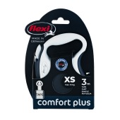 Рулетка COMFORT PLUS XS (3 м, 12 кг) ремень, антрацит, FLEXI