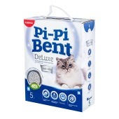 Наполнитель Pi-Pi Bent DELUXE MAGIC WHITE комкующийся, коробка, 5 кг