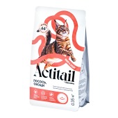 ACTITAIL для красивой шерсти и здоровья кожи кошек (ЛОСОСЬ, ОВОЩИ), 350 г