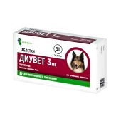 Диувет 3 мг, 30 табл
