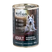 MR. BUFFALO ADULT консервы для взрослых собак (МЯСНОЕ АССОРТИ), 400 г