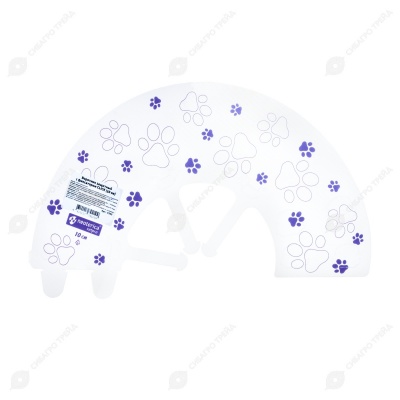 Воротник защитный с фиксатором CLICK, 10 см, NEOTERICA VETPRO