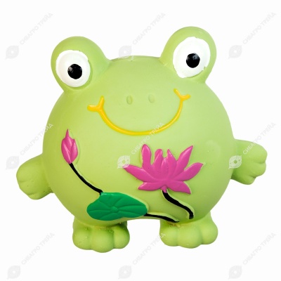 Игрушка ЛАТЕКС ZOO Лягушонок большой, 8,5 см