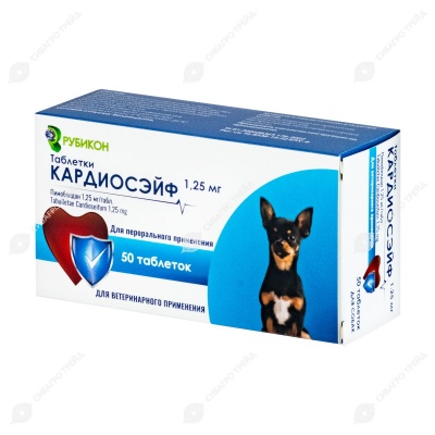 Кардиосэйф 1,25 мг, 50 табл