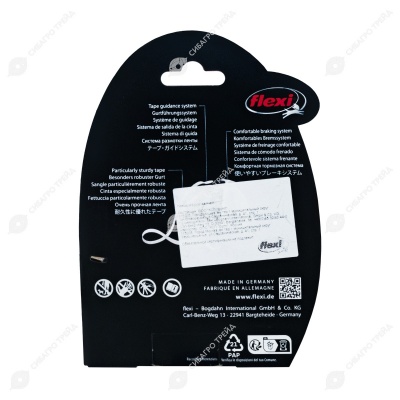 Рулетка COMFORT PLUS XS (3 м, 12 кг) ремень, светло-желтый, FLEXI