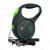 Рулетка BLACK DESIGN M (5 м, 20 кг) трос, зелёный, FLEXI Рулетка BLACK DESIGN M (5 м, 20 кг) трос, зелёный, FLEXI