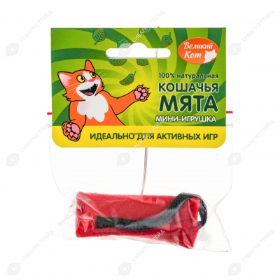 ВЕЛИКИЙ КОТ игрушка-мини динамит с кошачьей мятой