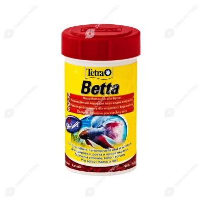TETRA BETTA корм для лабиринтовых рыб в виде хлопьев, 100 мл