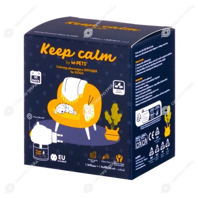 KEEP CALM успокаивающий феромон для собак, 48 мл + диффузор