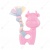 Игрушка коровка-пищалка (10,7 * 6,5 * 3,5 см) для собак, микс, NUNBELL Игрушка коровка-пищалка (10,7 * 6,5 * 3,5 см) для собак, микс, NUNBELL