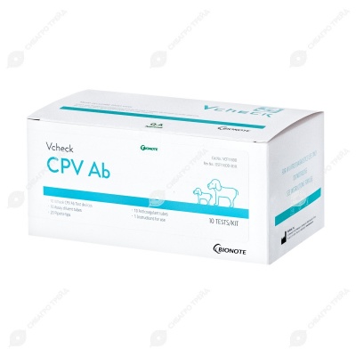 Парвовирус собак (АНТИТЕЛА) Vcheck СPV Ab, 10 тестов (к Вичек)
