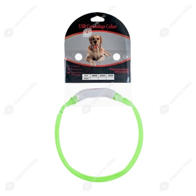 Ошейник для собак светящийся (40 * 1,5 см) 7LED, микс. NUNBELL.