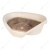Лежак для кошек и собак пластиковый (610 * 415 * 205 мм) с подушкой, бежевый, АЛЬТЕРНАТИВА Лежак для кошек и собак пластиковый (610 * 415 * 205 мм) с подушкой, бежевый, АЛЬТЕРНАТИВА