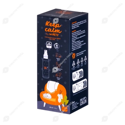 KEEP CALM успокаивающий феромон для кошек, спрей, 60 мл